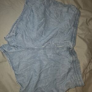 Juicy Couture Sky Blue Denim Shorts